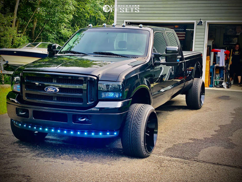 1 2006 F 350 Super Duty Ford Stock Air Suspension Arkon Off Road Davinci Black