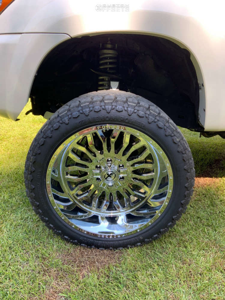 2008 Toyota 4Runner with 22x12 44 XF Xfx305 and 33/13.5R22 Venom Power Terra Hunter R/t
