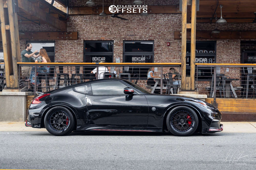 2020 Nissan 370Z with 19x10 -6 BC Forged Mle72 and 235/35R19