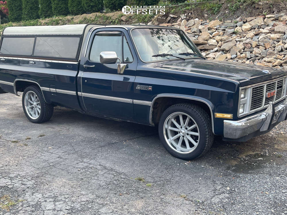 1986 GMC C1500 with 20x8 0 American Racing VN507 and 255/45R20