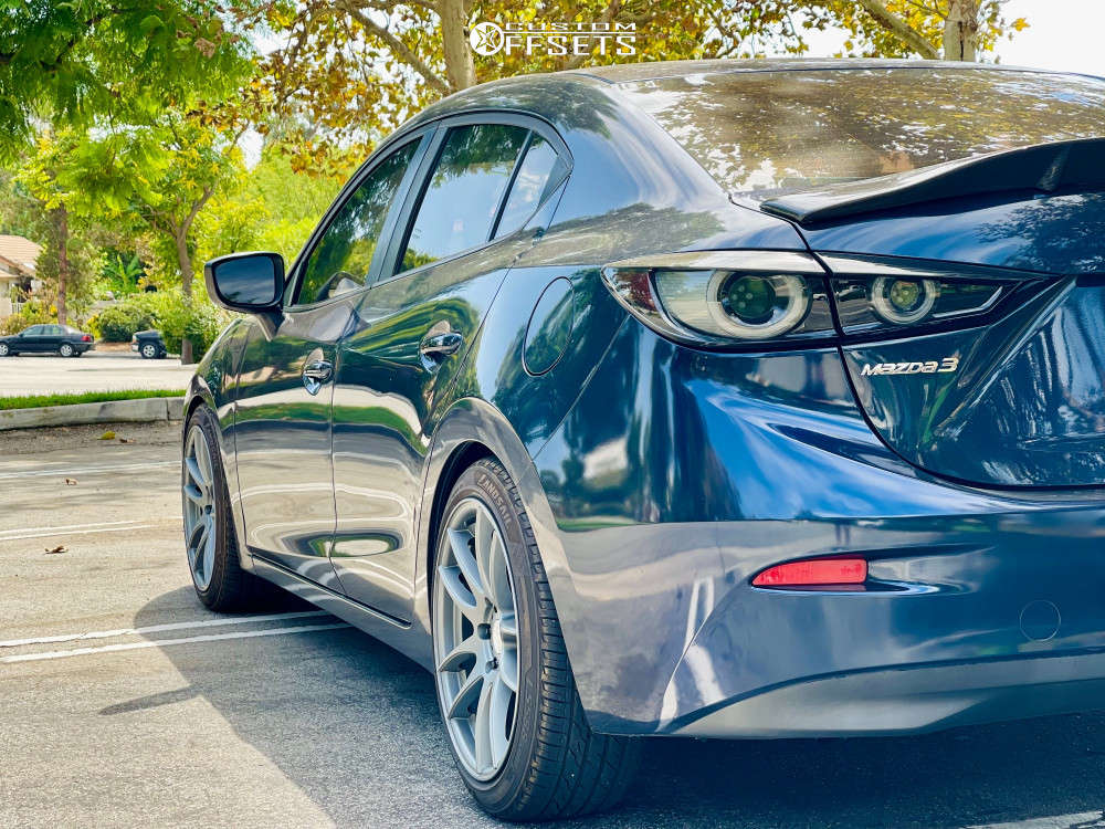 2015 Mazda 3 Wheel Offset Nearly Flush Lowering Springs 1872213