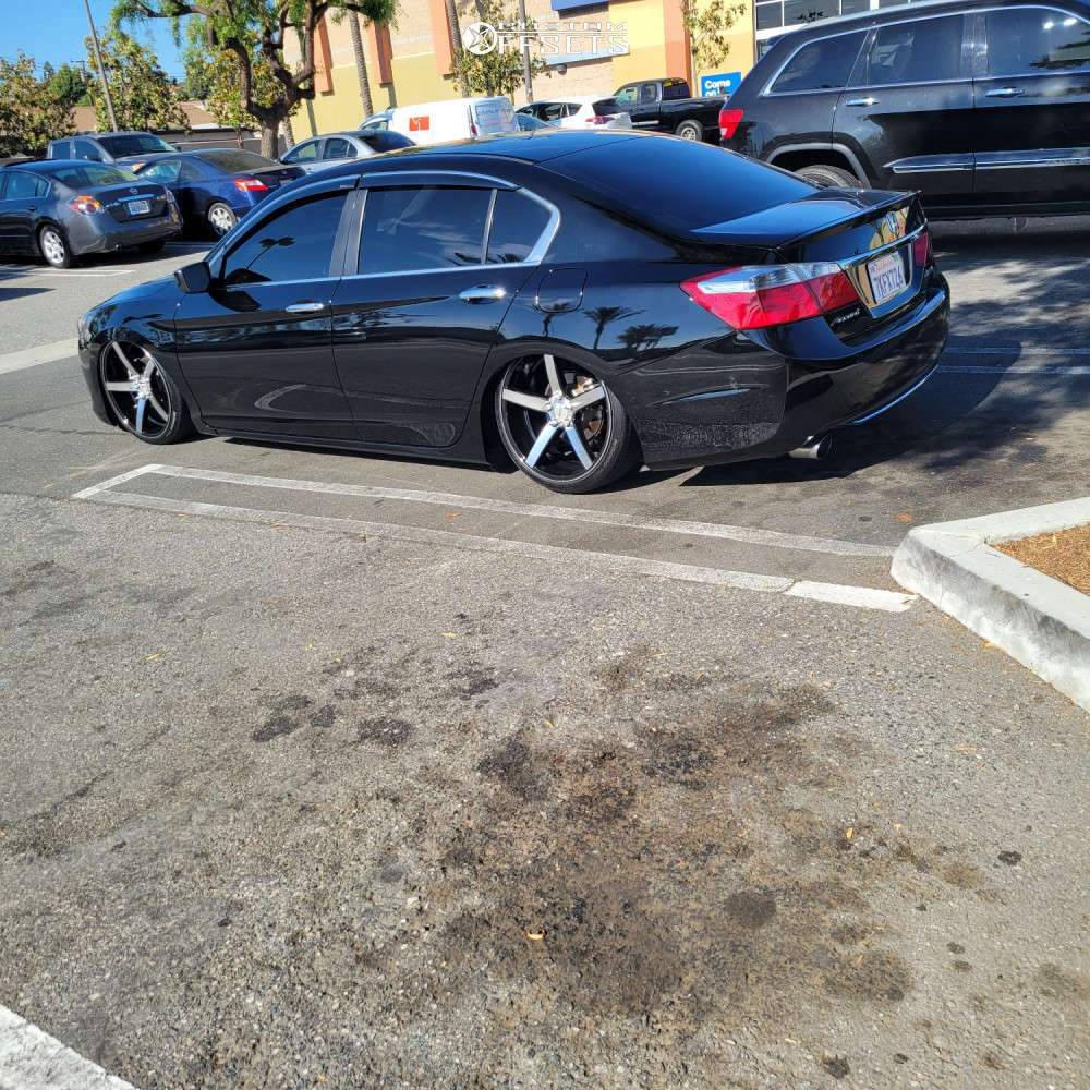 2015 Honda Accord Wheel Offset Tucked Air Suspension 1873490 Custom Offsets