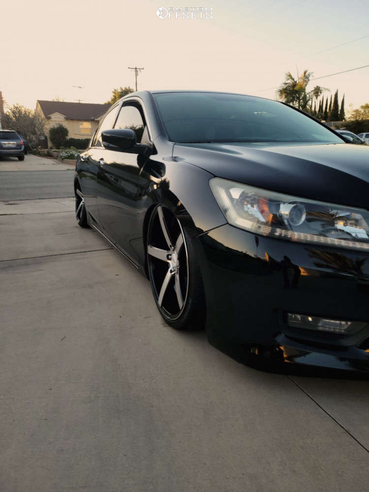 2015 Honda Accord Wheel Offset Tucked Air Suspension 1873490 Custom Offsets