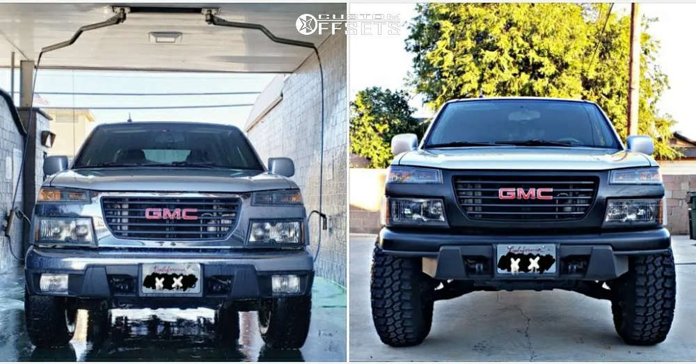 2010 GMC Canyon with 16x8 -6 Pro Comp Series 252 and 33/10.5R16 ...