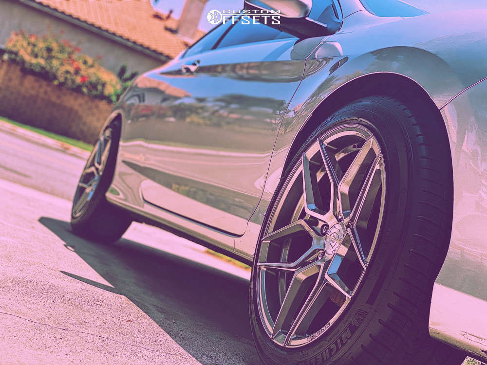 2013 Honda Accord with 19x9.5 35 Rohana Rfx11 and 255/45R19 Michelin ...