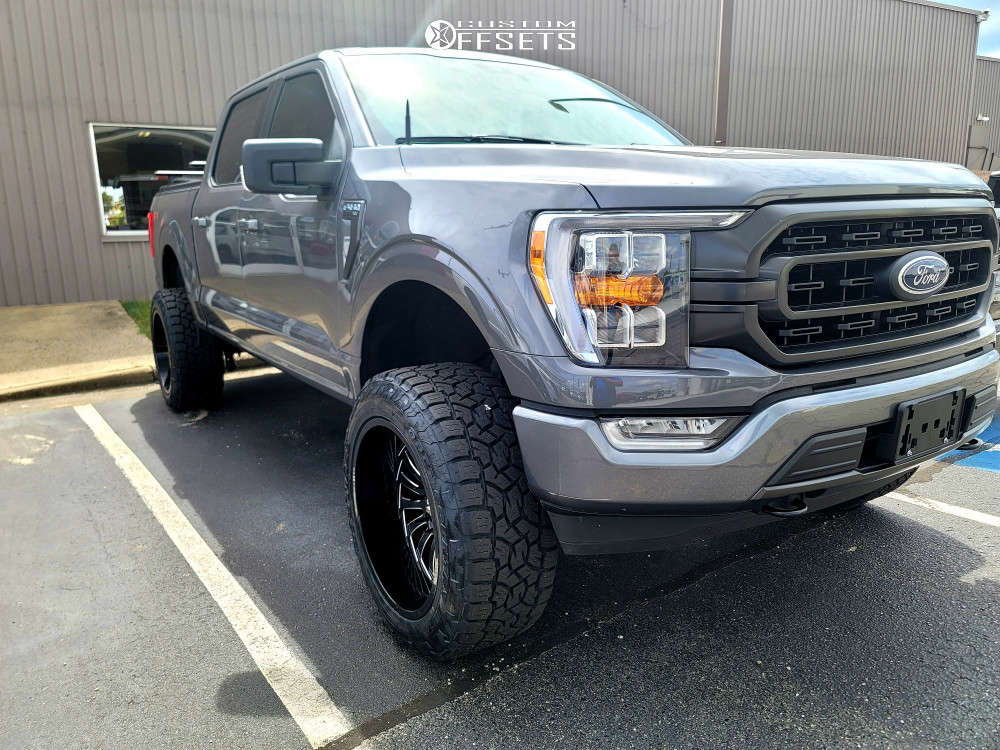 2021 Ford F-150 with 22x12 -51 ARKON OFF-ROAD Alexander and