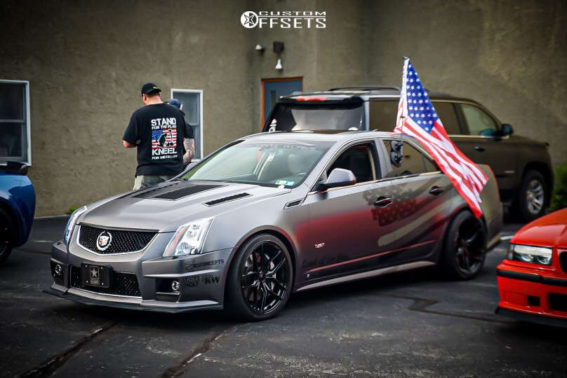2009 Cadillac CTS with 20x9 35 Stance Sf03 and 255/35R20 Toyo Tires