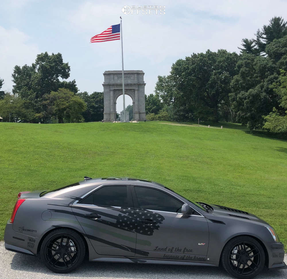 2009 Cadillac CTS with 20x9 35 Stance Sf03 and 255/35R20 Toyo Tires