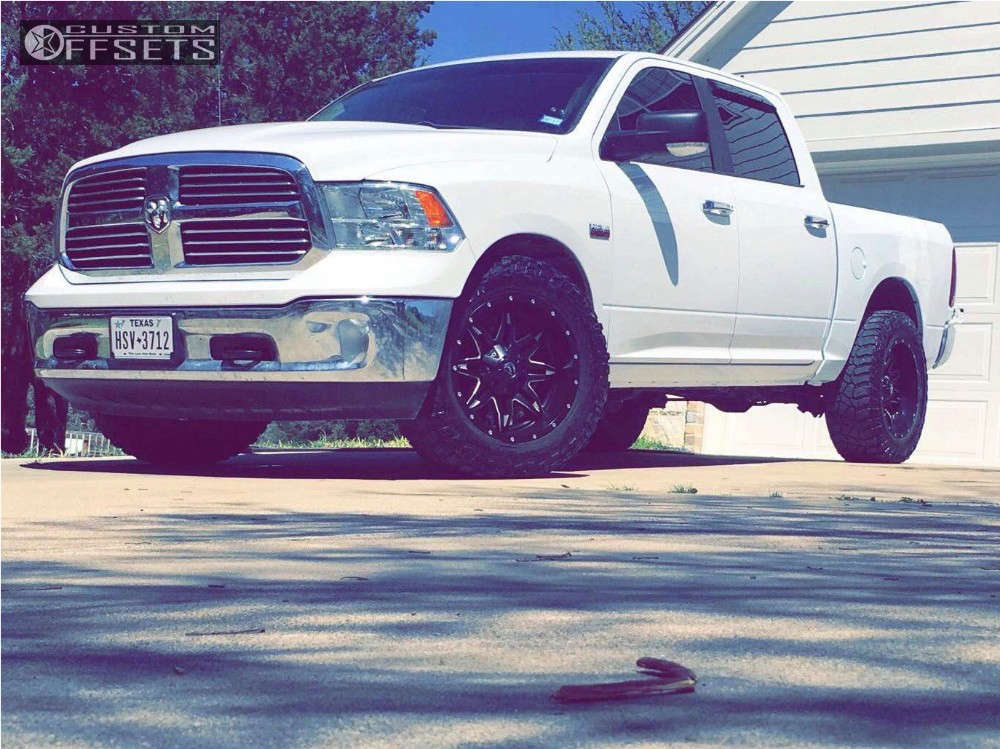 2013 Ram 1500 with 20x10 -12 Fuel Lethal and 295/65R20 Cooper ...
