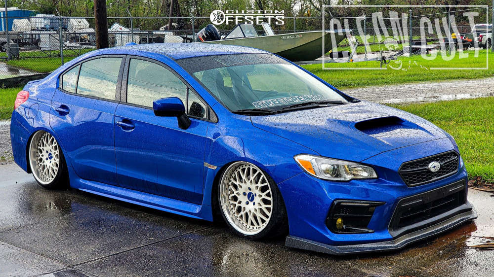 2021 Subaru WRX with 19x9 25 GMR Gs 105 and 215/35R19 Sunny Sn3970