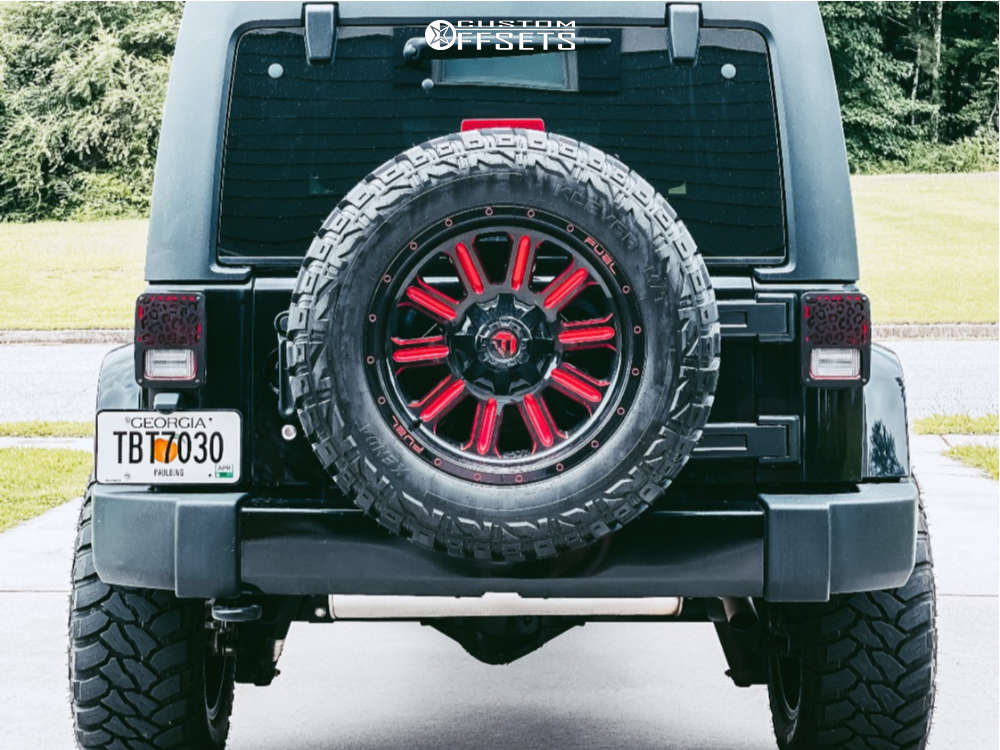 2018 Jeep Wrangler JK with 20x10 19 Fuel Hardline and 35/12.5R20 Kenda