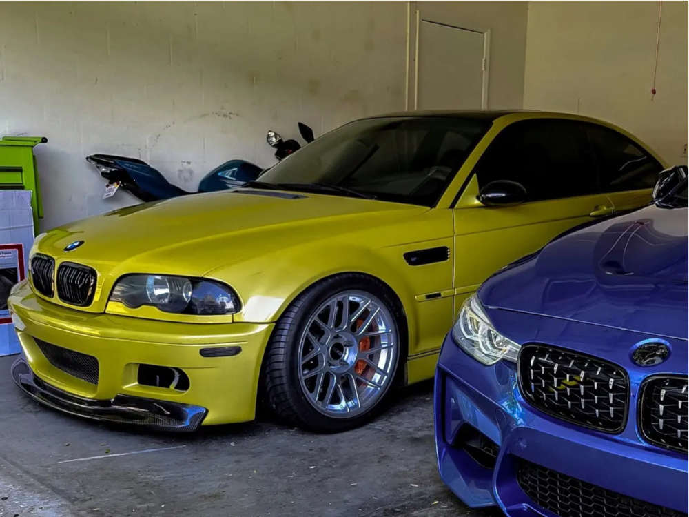 Bmw Raptor 2002 BMW M3 with 18x10 25 Apex Arc-8 and 275/35R18 Riken Raptor ZR and ...