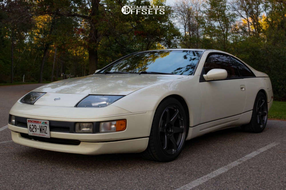 acorn様分です 1994 Nissan 300ZX with 18x9.5 38 Enkei T6r and 265/35R18