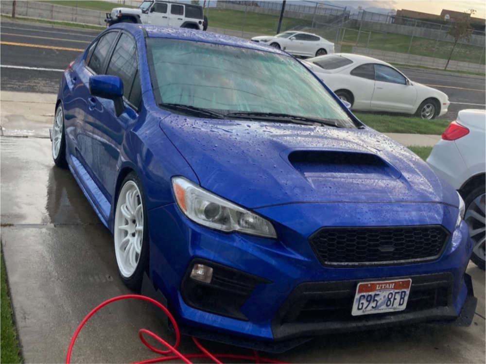 2018 Subaru WRX with 18x8.5 35 AVID1 AV40 and 225/40R18