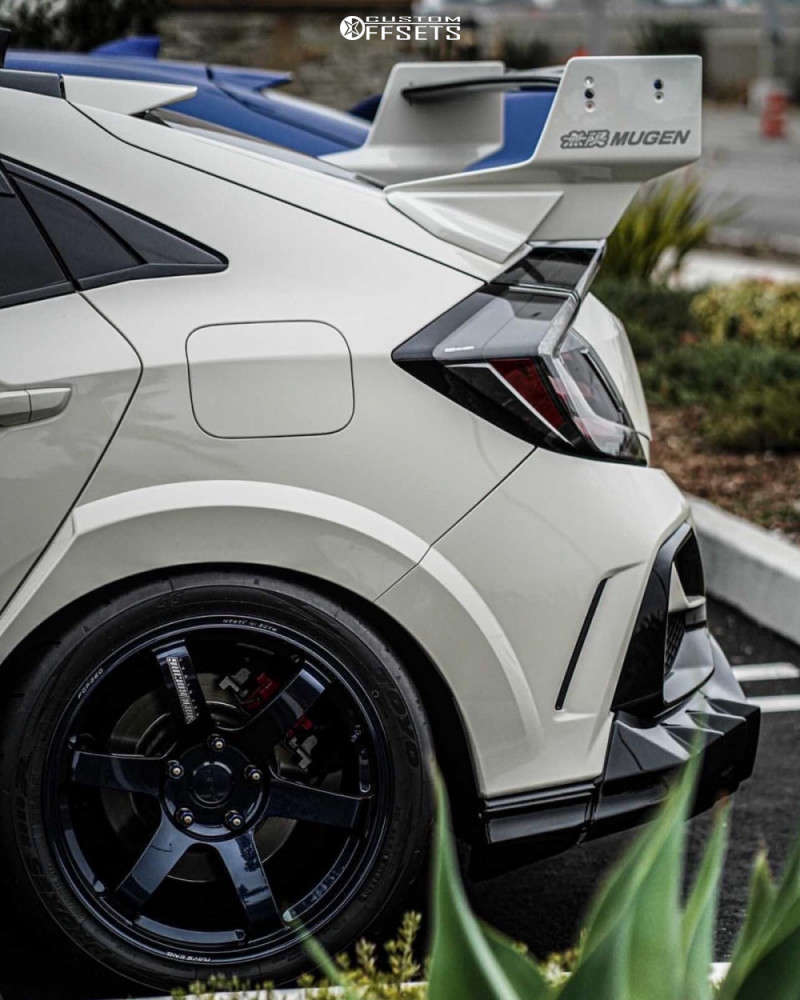 2019 Honda Civic with 18x11 33 Rays Engineering Te37 and 295/30R18 Toyo ...