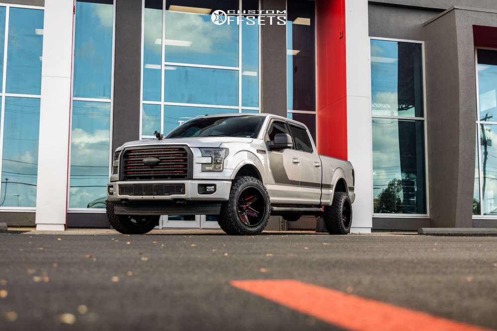 2017 Ford F-150 with 20x12 -51 Vision Razor and 33/12.5R20 Venom Power ...