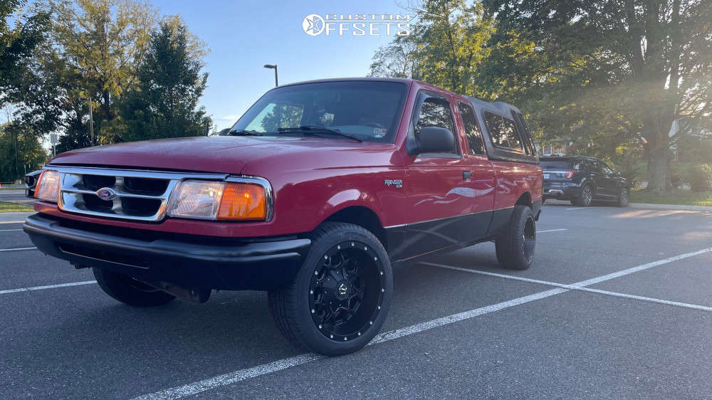 1997 Ford Ranger with 17x9 -12 TIS 549B and 25/9.5R17 Cooper Zeon Rs3 ...
