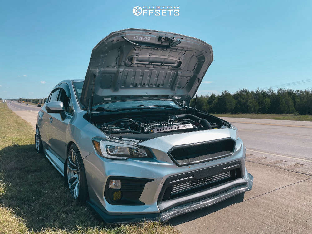 2016 Subaru WRX with 18x10 39 Volk Ze40 and 265/35R18