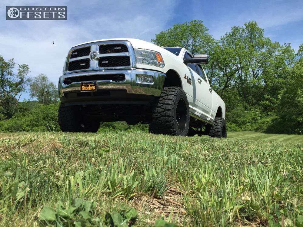 2013 Ram 2500 with 20x12 44 Fuel Hostage and 37/13.5R20 Nitto Mud
