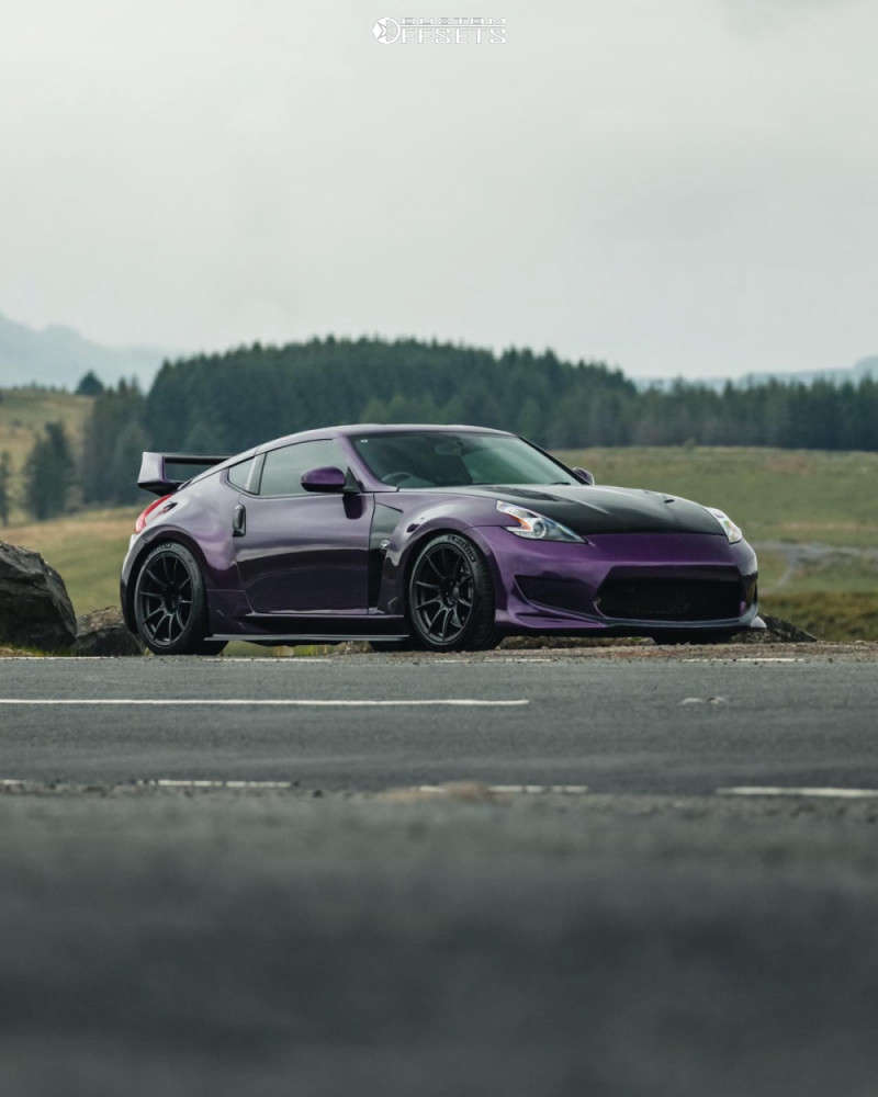 2010 Nissan 370Z with 19x9.5 25 SSR Gtx01 and 245/40R19 Michelin Pilot ...