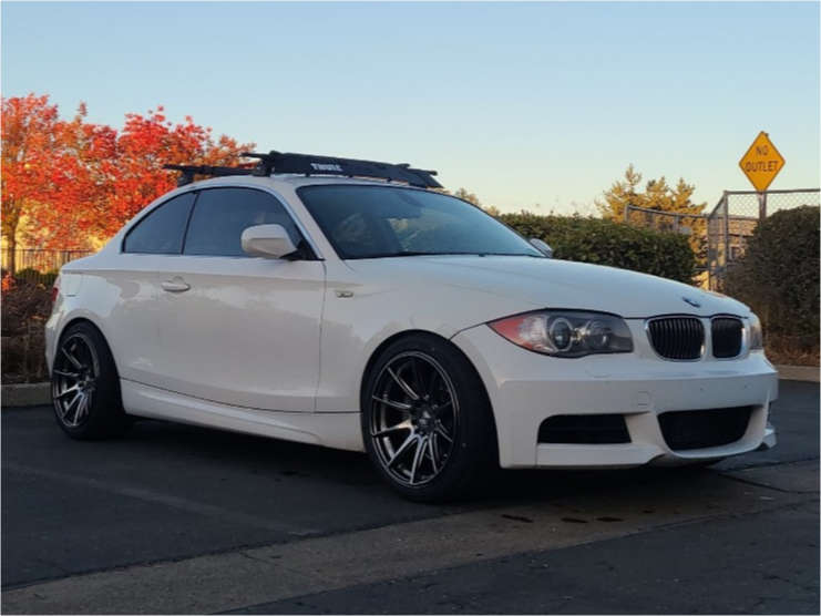 2011 BMW 135i with 18x9 30 Shift Gear and 255/35R18 Vercelli Strada Ii