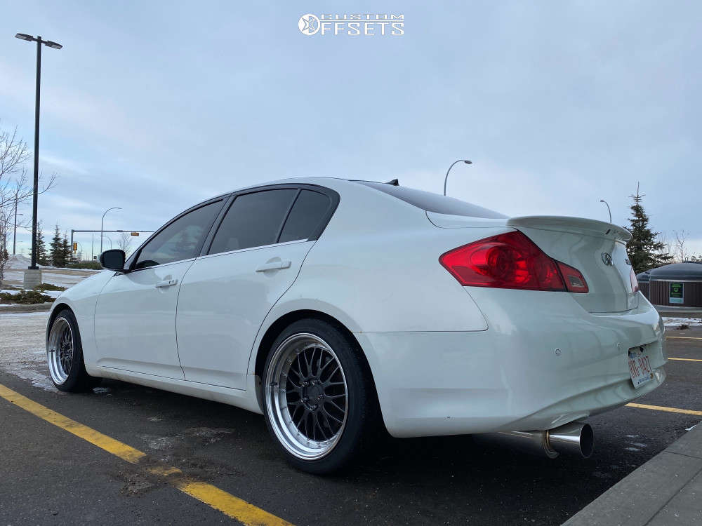 2012 INFINITI G37 Wheel Offset Nearly Flush Coilovers 1919052