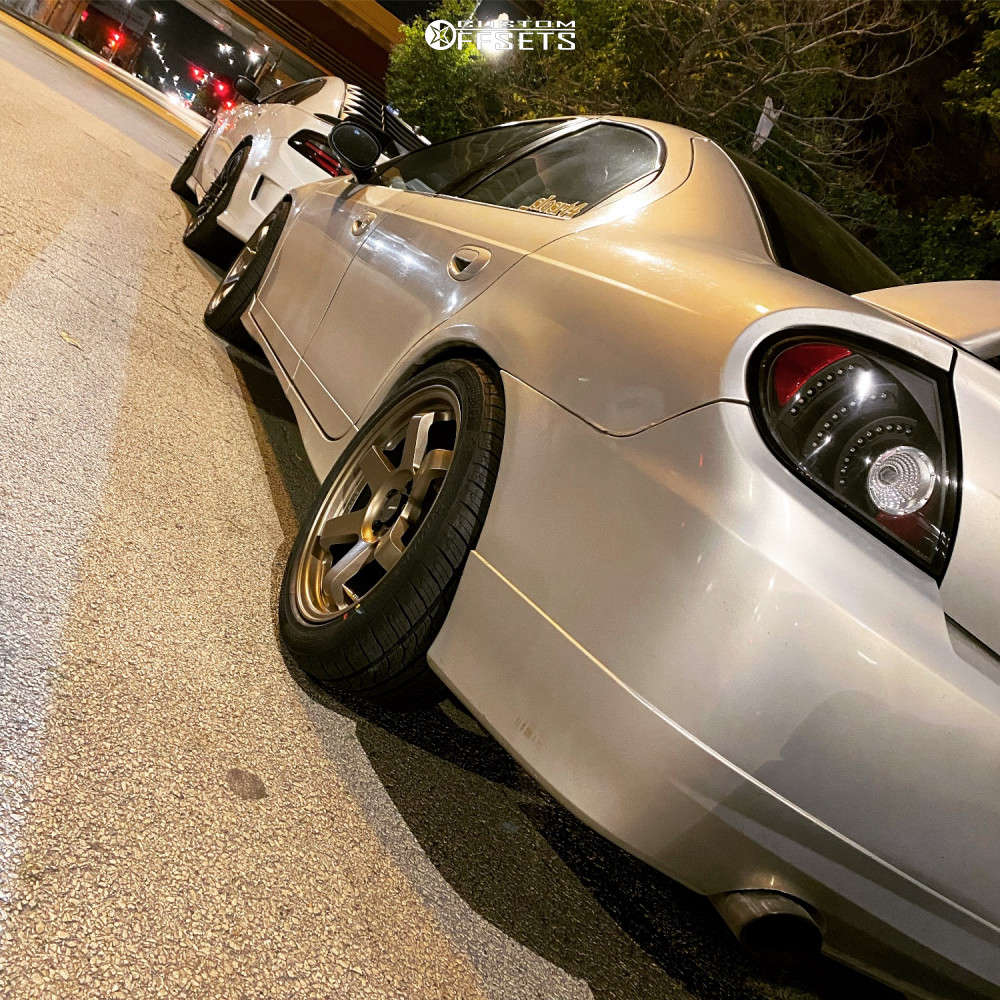 2004 Dodge Neon with 17x8 35 AVID1 AV6 and 225/45R17 Vercelli Strada Ii ...