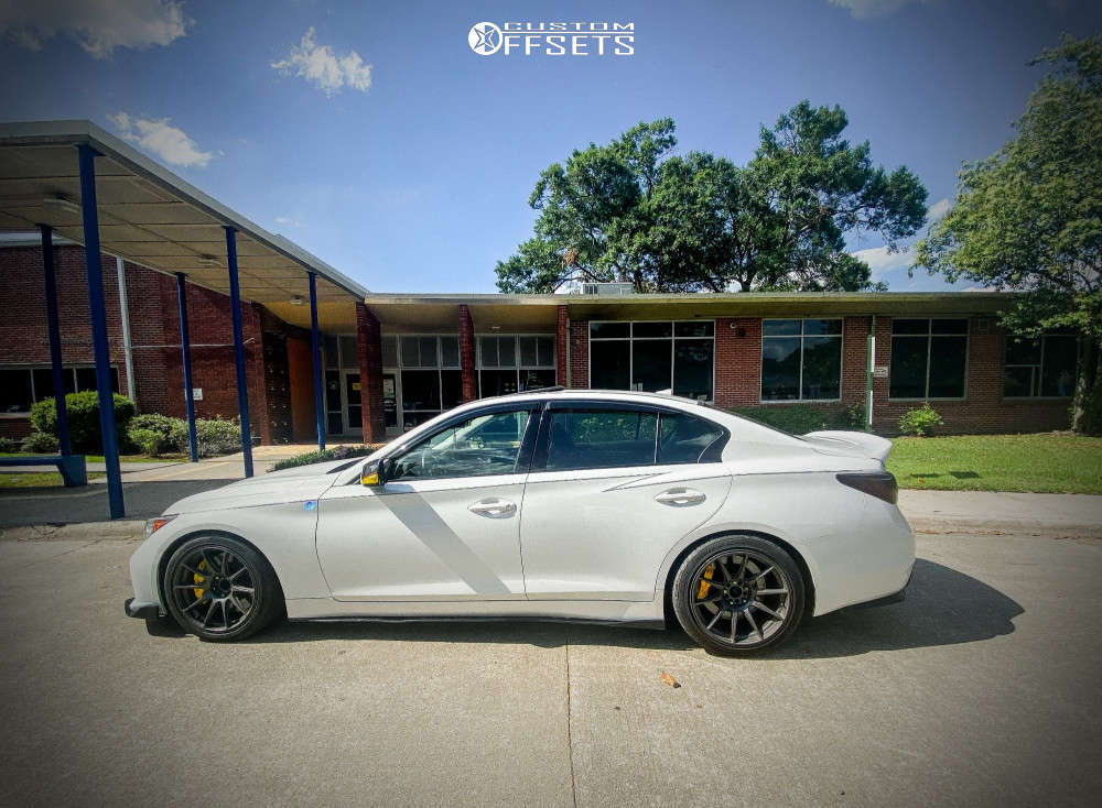 2014 INFINITI Q50 Wheel Offset HellaFlush Coilovers 1933269 Custom