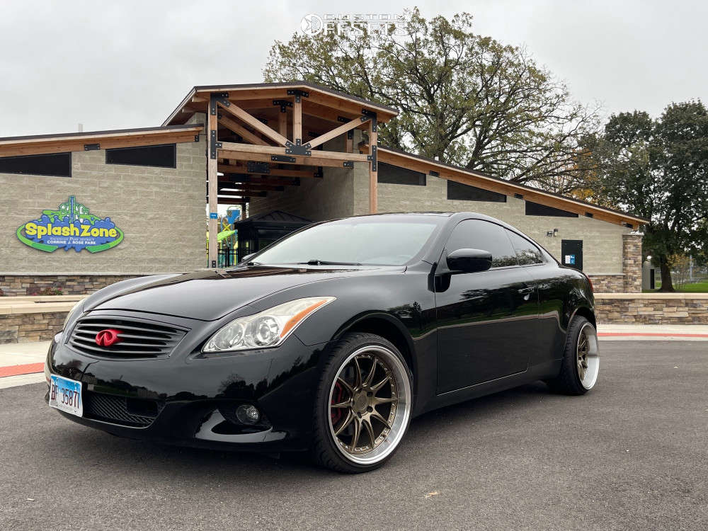 2009 INFINITI G37 Wheel Offset Stock 1936530 Custom Offsets