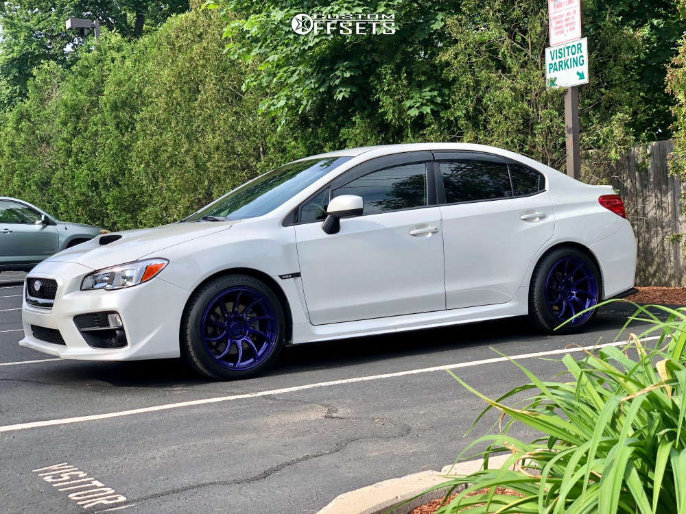 2017 Subaru WRX Stock Custom Offsets