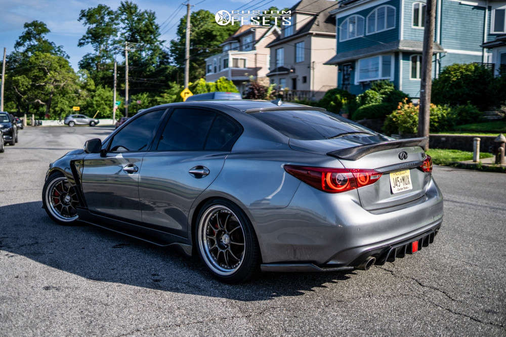 2019 Infiniti Q50 Wheel Offset Tucked Coilovers 1947757 Custom Offsets