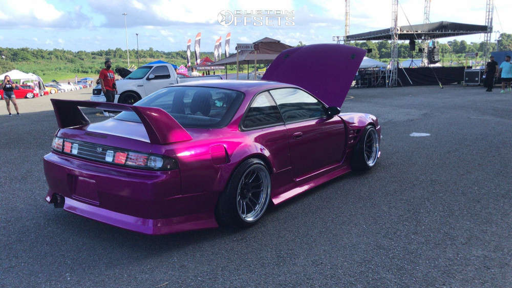 1996 Nissan 240SX with 18x11 8 Cosmis Racing Xt-206r and 235/40R18