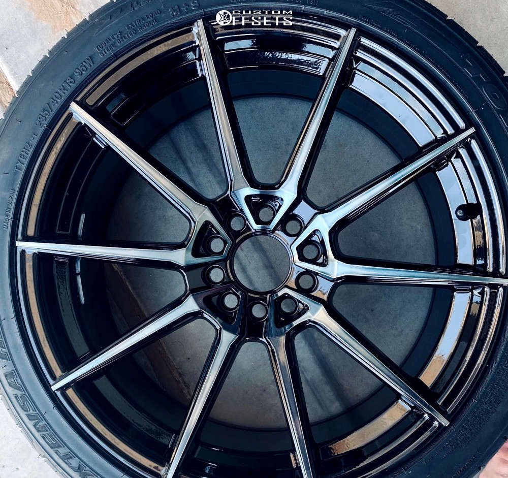 2015 Mercedes-Benz C250 Wheel Offset Flush Stock | 1948562 | Custom Offsets