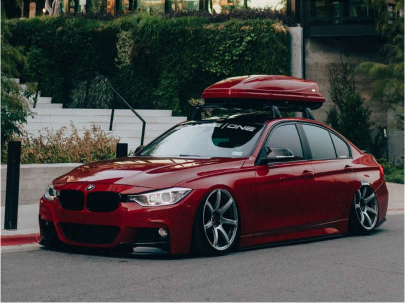 2013 BMW 328i Wheel Offset Flush Air Suspension 1949346 Custom Offsets