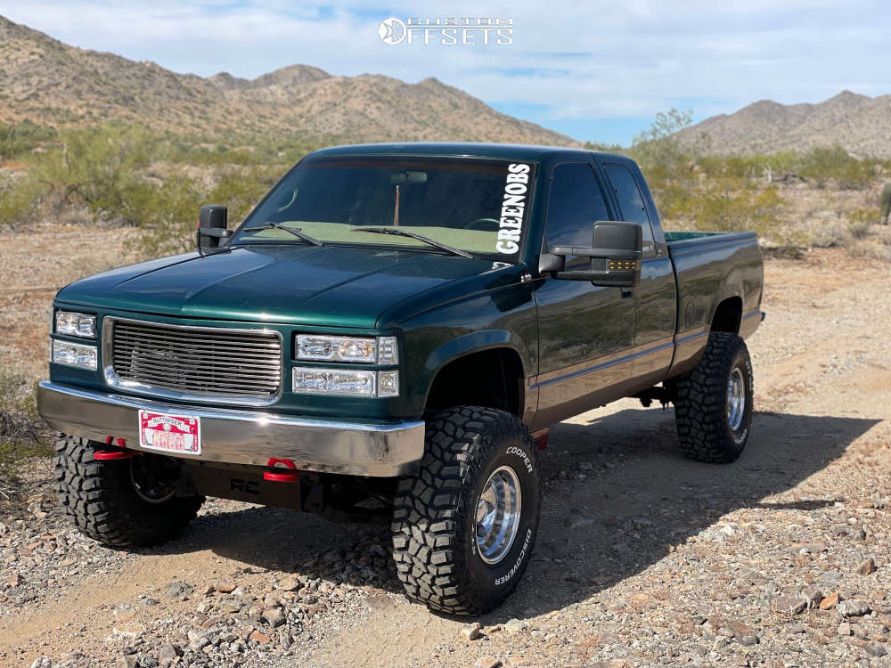 1997 GMC K1500 with 15x10 -48 Pacer Lt and 35/12.5R15 Cooper