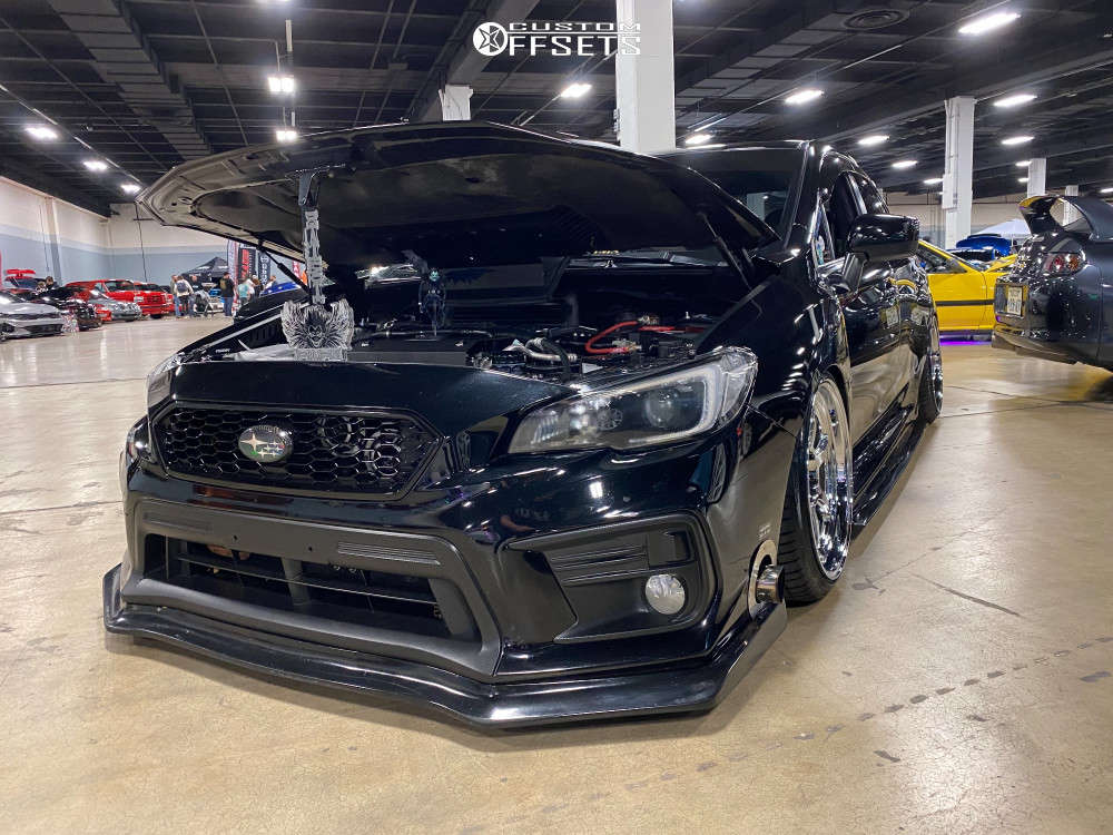 2018 Subaru WRX with 18x9.5 22 Kansei Roku and 225/35R18