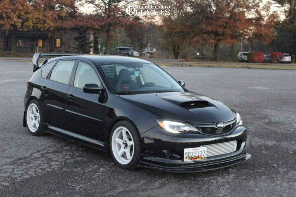 2009 Subaru Impreza Wheel Offset Lowering Springs 1957152 Custom Offsets