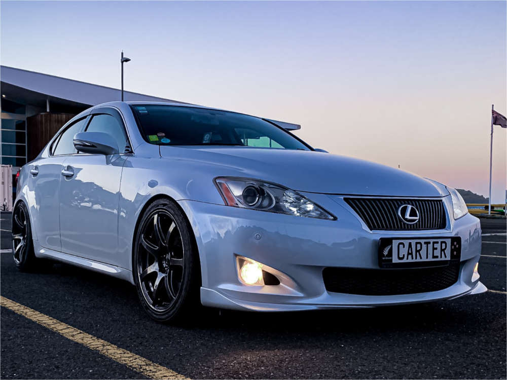 2008 Lexus IS350 with 18x8.5 42 Rota Vector Pro and 235
