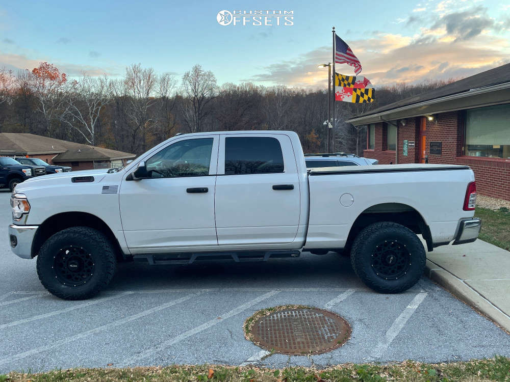 2021 Ram 2500 with 18x9 12 Vision Rocker and 35/12.5R18 Venom Power ...