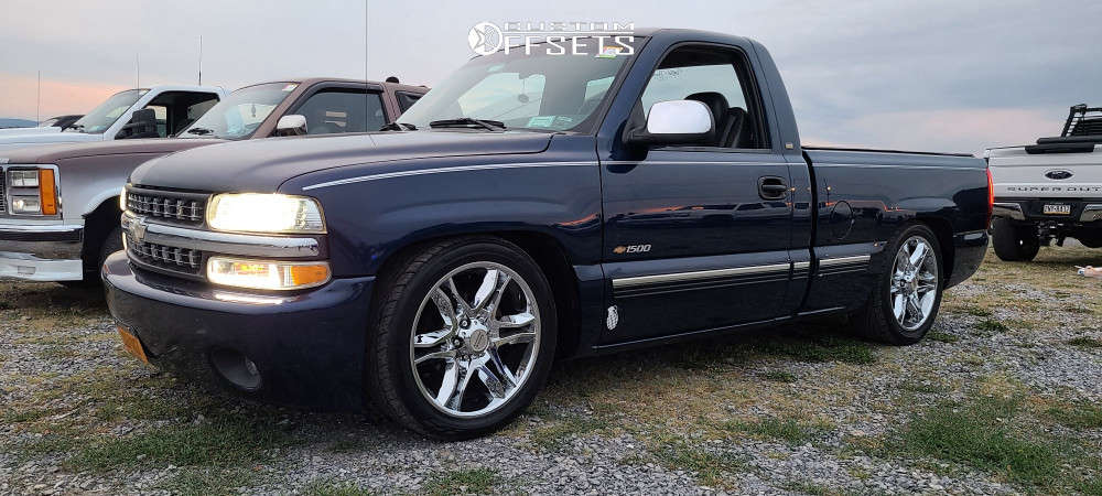 1999 Chevrolet Silverado 1500 with 20x8.5 35 American Racing Mainline ...