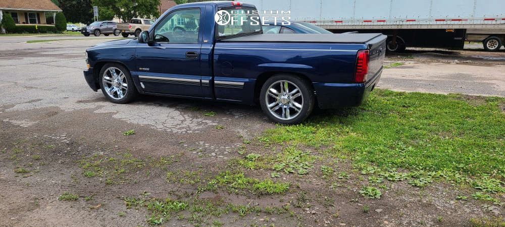 1999 Chevrolet Silverado 1500 with 20x8.5 35 American Racing Mainline ...