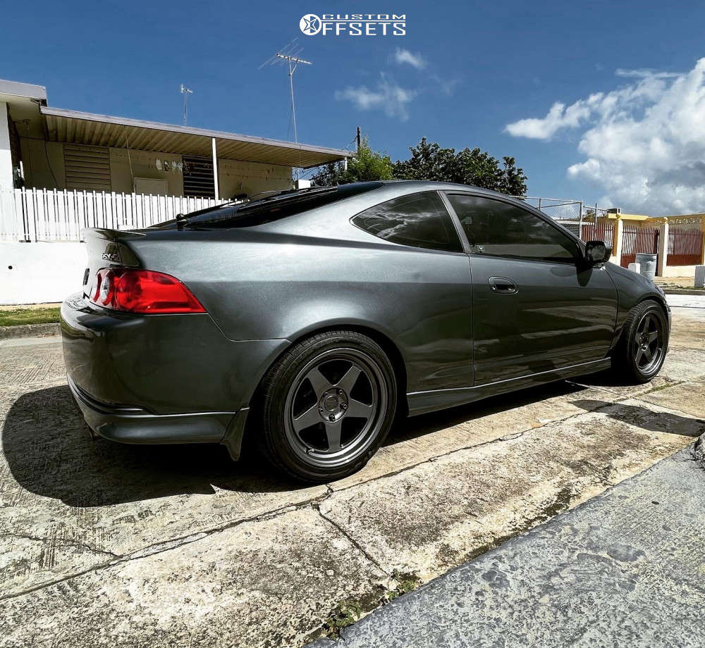2005 Acura RSX with 17x9 22 Kansei Knp and 245/40R17 Toyo Tires