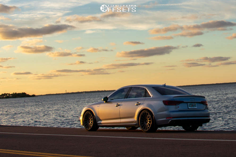 2018 Audi S4 Wheel Offset Flush Lowering Springs 1961602 Custom Offsets