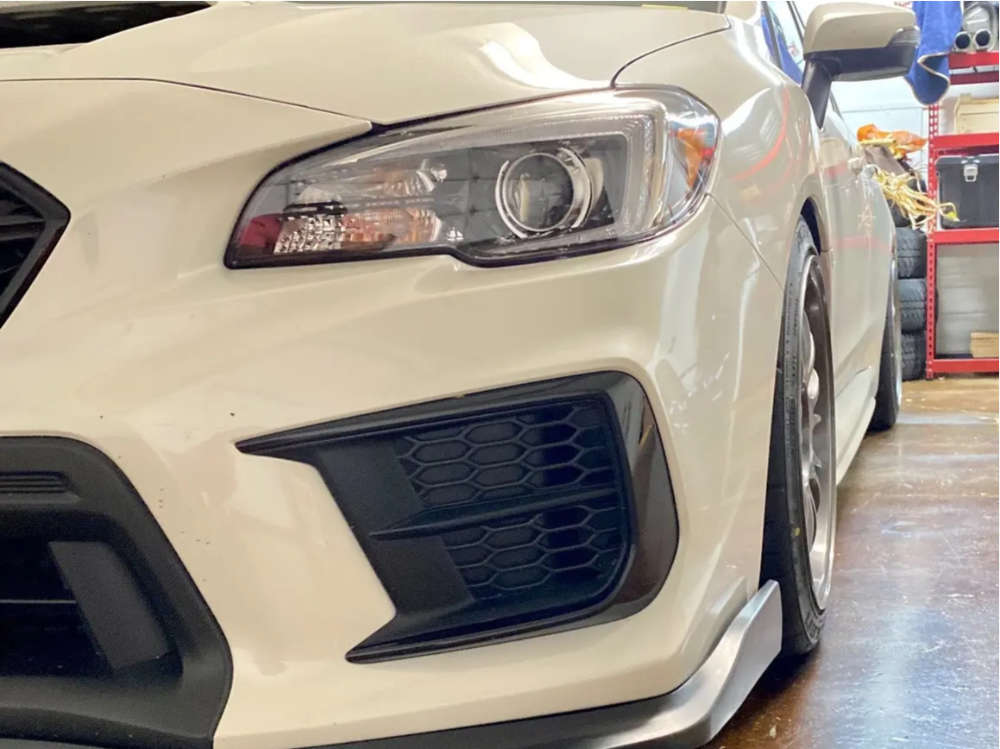 2021 Subaru WRX STI with 18x9 35 Kansei Corsa and 235/40R18 Falken