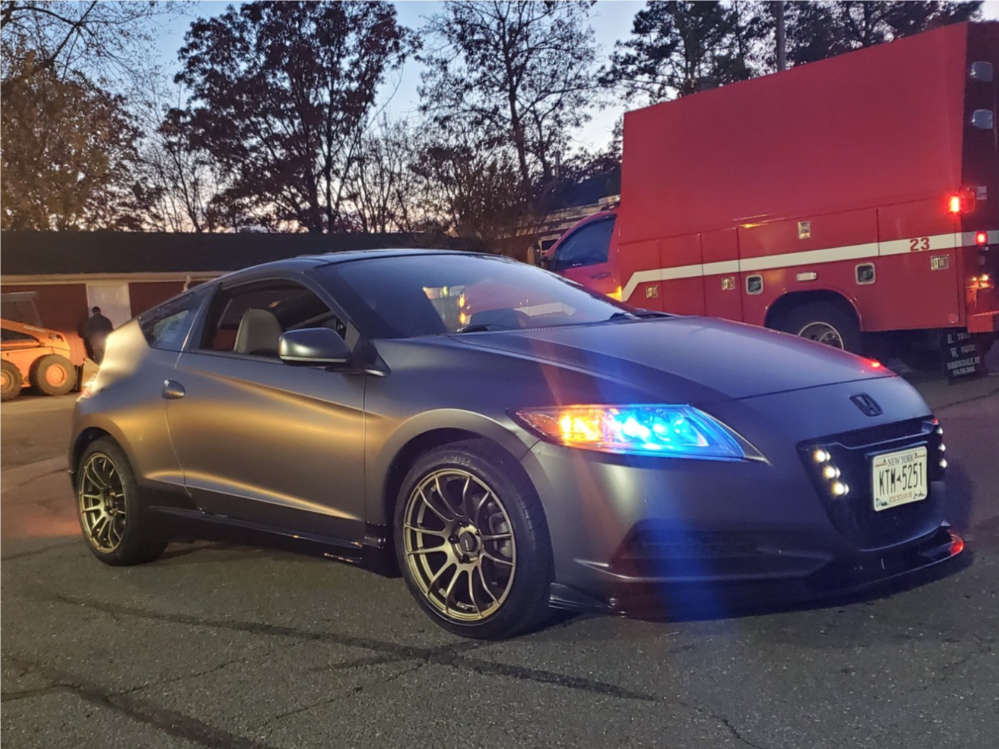 2011 Honda CR-Z with 17x8 35 AVID1 Av20 and 215/45R17 Vercelli