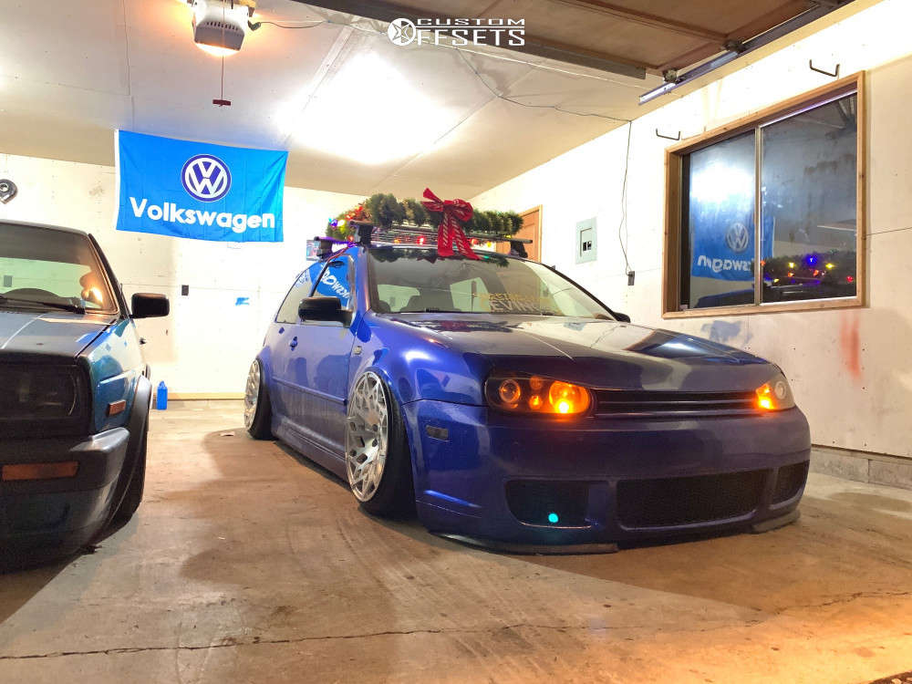 Vw R32 Custom 2004 Volkswagen R32 with 18x9.5 35 WatercooledIND MD1 and 205/40R18 ...
