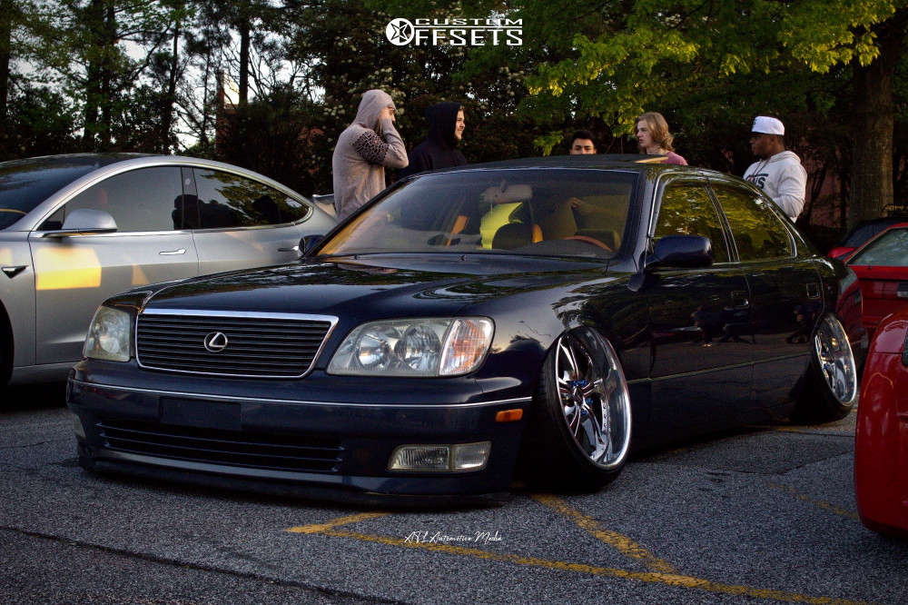 2000 Lexus LS400 with 19x10 26 Weds Cerberus 2 and 235/35R19