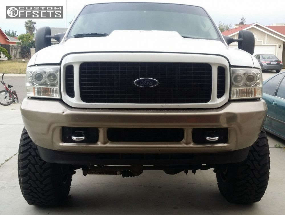 2004 Ford Excursion with 18x12 -44 Fuel Hostage and 35/12.5R18 Toyo ...
