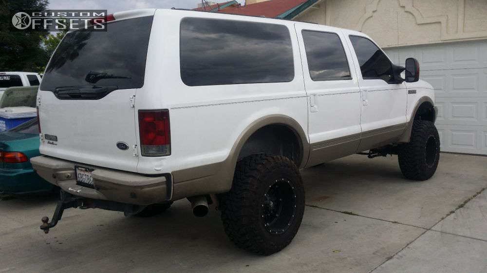 2004 Ford Excursion with 18x12 -44 Fuel Hostage and 35/12.5R18 Toyo ...