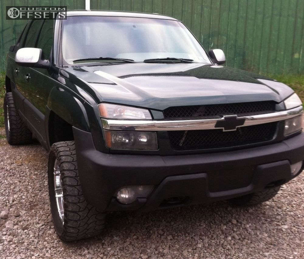 2002 Chevy Avalanche Tire Sizenull